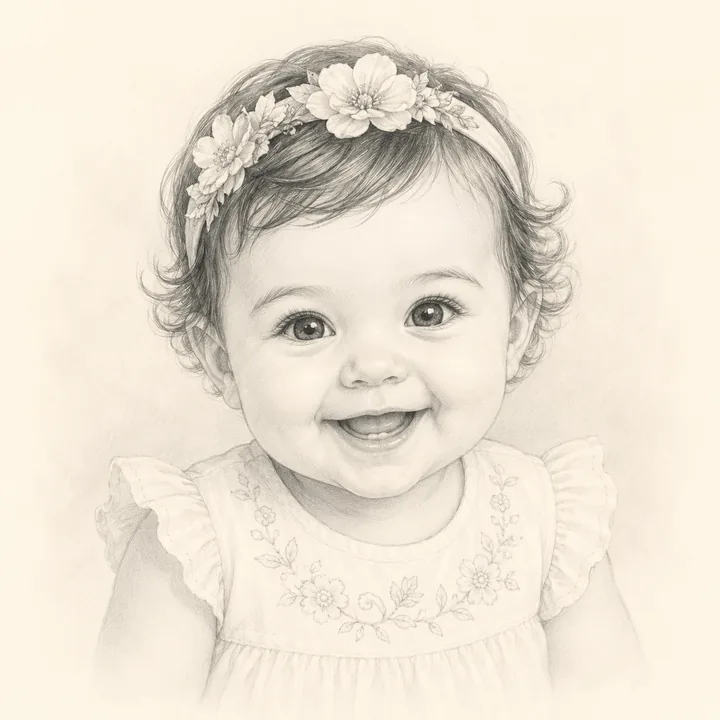 Two warm baby portraits representing the unisex name Sage.